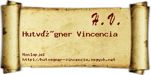 Hutvágner Vincencia névjegykártya